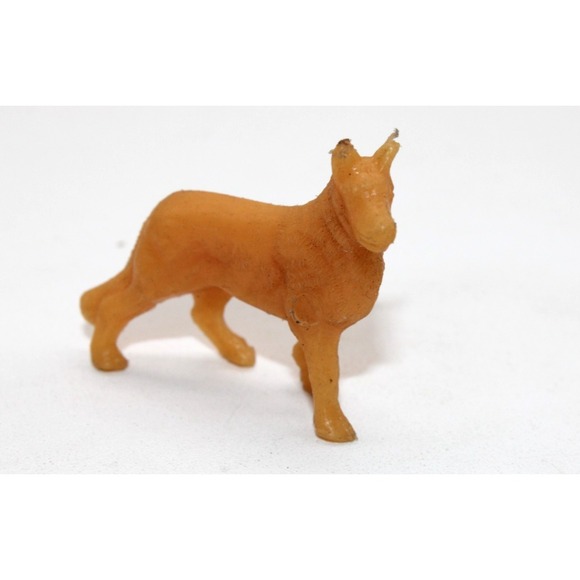 Cracker Jack Other - 1950s Cracker Jack Prize Toy Dog German Shepard Wolf